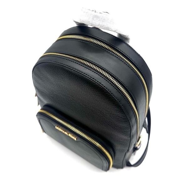 Michael Kors Medium Jaycee Backpack Black/Gold main image 5